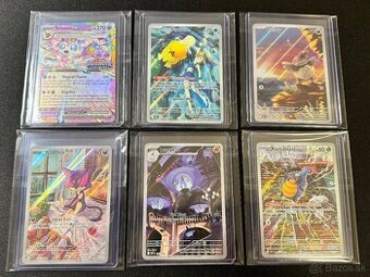 Pokemón Vzácne Karty + 100ks Balíčky s EX + Jumbo - Nové