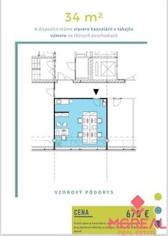 Moderné kancelárske priestory 34m2, Jarošova ul., Nové Mesto