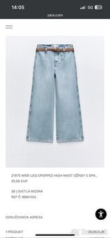Džinsy Zara