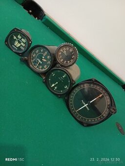 Letecké prístroje.