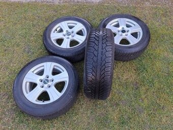 16" ALU 5x 114,3 KIA, HYUNDAI + 205/60 r16 7mm