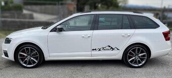 Škoda scout bočné nalepky polepy