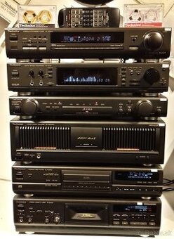 Zostava TECHNICS tuner,equalizer,predz,zos,tape,CD,deck= X02