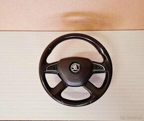 hnedý volant + airbag Superb 2 L&K