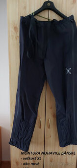 Montura nohavice Goretex po bokoch zips na skialp