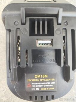 Redukcia adaptér Náradie MAKITA 18V na batériu Milwaukee M18