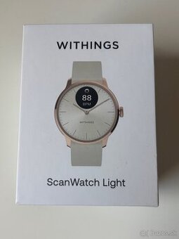 Withings Scanwatch Light 37mm, Beige & Gold
