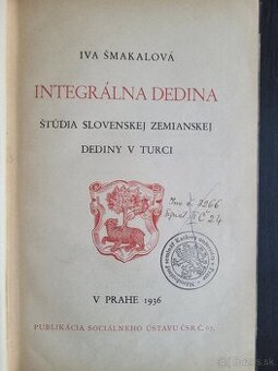 Integrálna dedina 1936