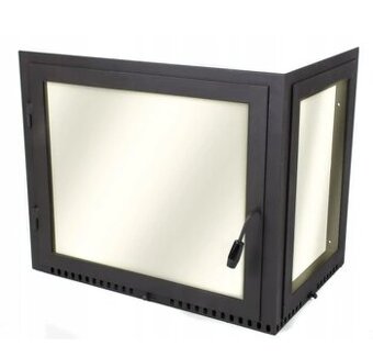 rohové krbové dvierka