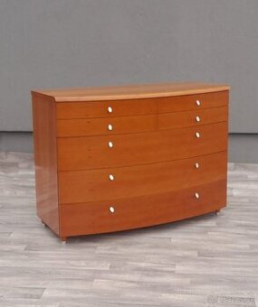 Komoda oválna čerešňová ,