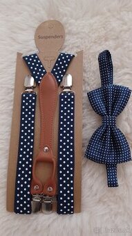 Pánske traky + motýlik