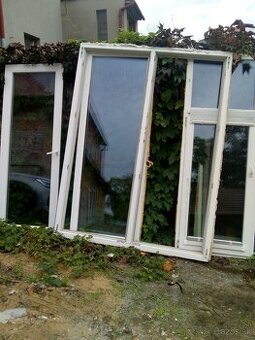 Predam zachovalé použité pl.okná a balk. dvere 3 sklo