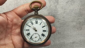 Velké kapesní hodinky zřejmě zn. Régulatéur. 67mm,188g - 1