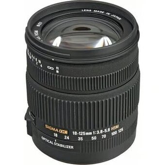 Sigma 18-125 pre Canon