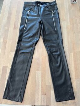 Čierne koženkové nohavice Marc Aurel