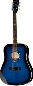 Predám modrú akustickú gitaru