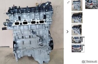 Toyota 1.33 VVTI 2011 predám Motor kód: 1NR-FE DVERE a iné T