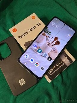 Xiaomi redmi note 14 4g modrý v super stave 6gb ram 128 pama