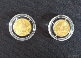 SLOVENSKÝ OROL / ČESKÝ LEV - Gold 9999