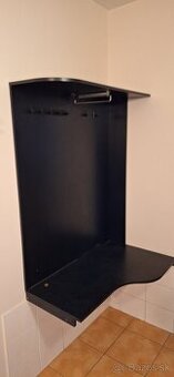 Čierna predsieňová zostava / vešiakový panel