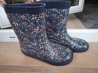 Dievčenské teplejšie gumáky