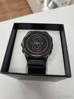 Garmin Fenix 8 - 47mm, Sapphire Solar, Carbon Gray DLC Tit