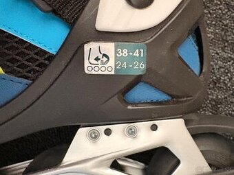 Predám nastaviteľné kolieskové korčule OXELO (veľ. 38 – 41)