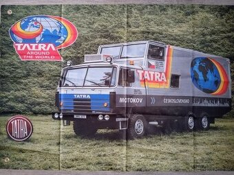 Tatra 815 GTC okolo sveta dekorácia na stenu