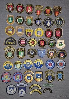 Nášivky Mestských polícii SK, CZ