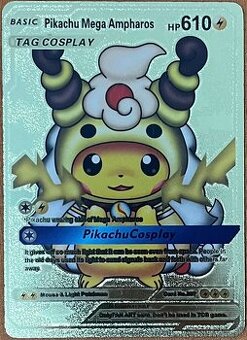 Pikachu Mega (Pokémon kolekcia - TAG COSPLAY)