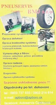 Autoservis Častkovce Pneuservis