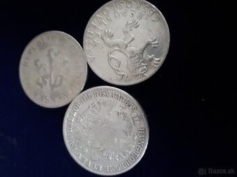 Strieborne mince 0d r. 1859-1947