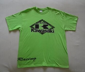 Kawasaki kvalitné tričko zelené