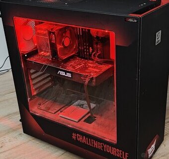 Predám výkonnú PC zostavu Asus + monitor