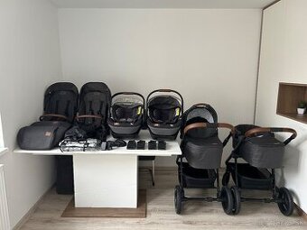 Predám 2x kombinovaný kočík Kinderkraft + 2x vajíčko Joie