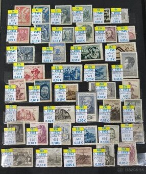 Poštové známky Československo