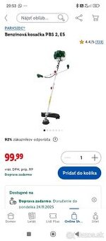 Vyžínač, krovinorez Parkside, NOVÝ - 1