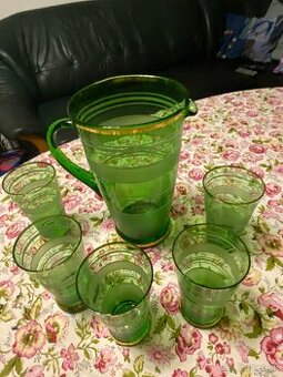 Sklenená súprava na pivo