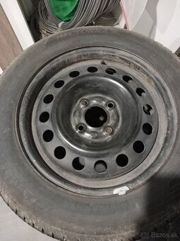 Plechove disky 9ks + Pneu