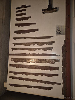 Predám šablóny, kopír. nôž a pravítko na sústruženie z dreva