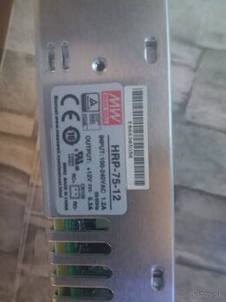 Priemyselný napajací zdroj Mean Well