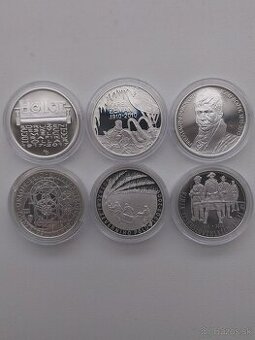 Mince strieborne 200 KČ Proof