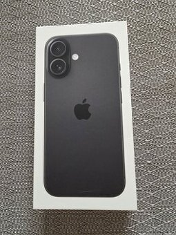 Apple iPhone 16 128GB Black ,neaktivovaný ,nový , záruka ,