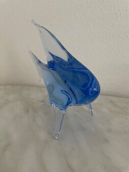 Sklenená soška ryby – ručne tvarované umelecké sklo