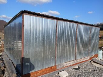 Plechová garáž 6x5m