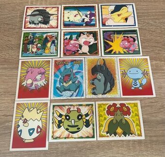 Staré pokémon nálepky