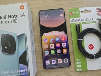 Xiaomi Redmi Note 14 Pro+ 12GB/512GB,top stav,zaruka