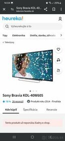 Predám TV Sony Bravia 40