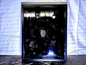 Obraz s fľašou 1: Rum AH Riise Black (40 x 50 cm)