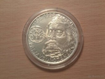 Přemysl I Otakar 200Kč 1998 – Investičné striebro
